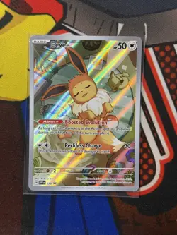 Pokemon Eevee Scarlet & Violet Promo 173 Full Art Holofoil NM - Image 1
