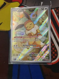 Pokemon Eevee Scarlet & Violet Promo 173 Full Art Holofoil NM - Image 2