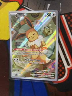 Pokemon Eevee Scarlet & Violet Promo 173 Full Art Holofoil NM - Image 5