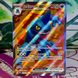 Toxicroak ex - 232/198 - Full Art Ultra Rare - Scarlet & Violet - EN - Pokemon - Image 1
