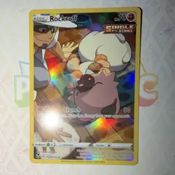 The Pokemon Company Rockruff Ultra Rare Full Art Holo TG07/TG30 Silver Tempest - Image 1
