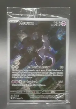 Mewtwo SVP 052 Pokemon TCG Black Star Promo Scarlet & Violet 151 Promo *SEALED* - Image 1