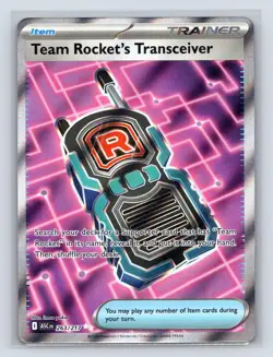 Team Rocket's Transceiver 263/217 Ultra Rare Ascended Heroes Pokemon NM - Image 1