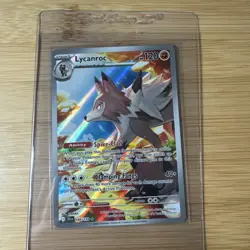 Lycanroc 166/159 Journey Together Illustration Rare Full Art Pokemon TCG MINT - Image 1