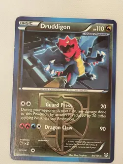Druddigon 094/135 Pokemon TCG Team Plasma Storm Non Holo LP - Image 1