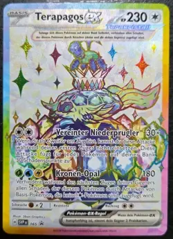 Pokemon Karte: Terapagos EX SVP165 OVP Black Star Promo Near Mint Deutsch - Image 1