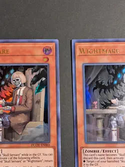 Yugioh TCG -2x Wightmare - DUOV-EN065 NM 1st Edition - Ultra Rare - 2020 - Image 4