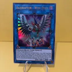 Yugioh Raidraptor - Wise Strix DUOV-EN005 Ultra Rare 1st Edition - Image 1