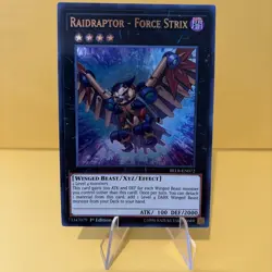 Raidraptor – Force Strix - RA04-EN243 Platinum Secret Rare NM Yugioh - Image 1