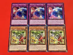 3x Gadget Trio + Dark Magic Mirror Force | 1st Editions | NM | YuGiOh! - Image 1
