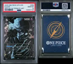 Namco One Piece CCG Kuzan Super Rare Alternate Art Foil OP10-082 PSA 10 2025 - Image 3