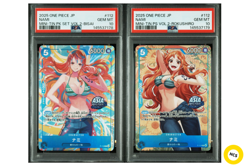 PSA10 One Piece Asia Promo NAMI P-112 Mini-tin Pack Set vol.2 Sequential set - Image 1