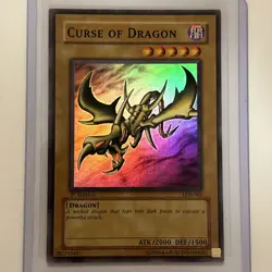 Yugioh Curse of Dragon LOB-066 1st Edition Super Rare - Image 1