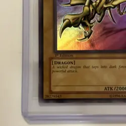 Yugioh Curse of Dragon LOB-066 1st Edition Super Rare - Image 4