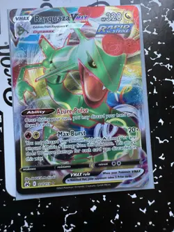 Pokemon TCG Rayquaza VMAX Crown Zenith Ultra Rare Card 101/159 Mint Condition - Image 1