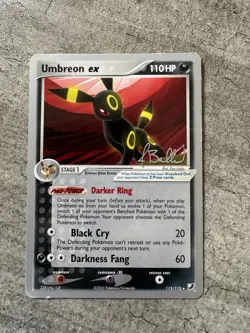 Pokemon Card 2006 World Championship Decks Umbreon EX Jimmy Ballard 112/115 LP - Image 1