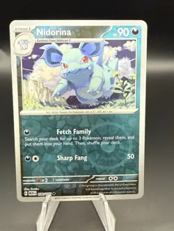 Nidorina 030/165 Reverse Holo Rare Scarlet Violet 151 Pokemon NM - Image 1