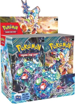 Pokemon Trading Card Game: Scarlet and Violet Stellar Crown Booster Box 36 Co... - Image 1