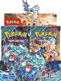 Pokemon Trading Card Game: Scarlet and Violet Stellar Crown Booster Box 36 Co... - Image 2