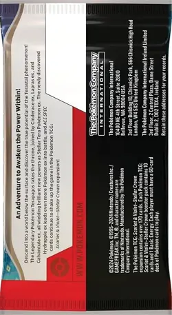 Pokemon Trading Card Game: Scarlet and Violet Stellar Crown Booster Box 36 Co... - Image 4