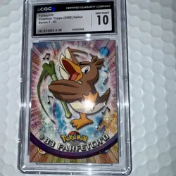 2000 POKEMON TOPPS SER 2 #83 FARFETCH'D CGC 10 Gem Mint Italian - Image 2