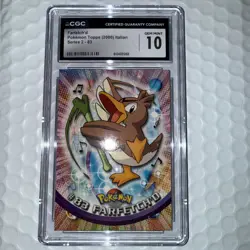 2000 POKEMON TOPPS SER 2 #83 FARFETCH'D CGC 10 Gem Mint Italian - Image 5