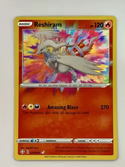 Reshiram Shining Fates 017/072 Pokemon Amazing Rare Gem Mint 💎 - Image 5
