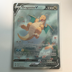 Pokemon Dragonite V Ultra Rare Full Art 192/203 SWSH07 Evolving Skies Holo - Image 1