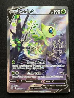 Pokemon: Celebi V Alternate Full Art 245/264 Fusion Strike - Image 1