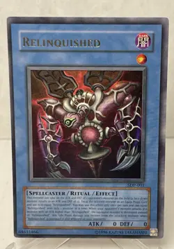 Relinquished SDP-001 Ultra Rare Unlimited Edition YuGiOh - Image 1