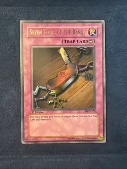 Yugioh Seven Tools of the Bandit MRD-129 1st Edition Ultra Rare - Image 1