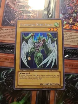 Yugioh: Elemental Hero Avian EHC1-EN001 Secret Rare Limited Edition - Image 1