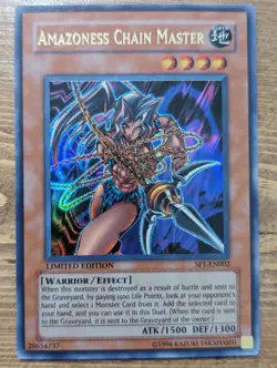 Yu-Gi-Oh! TCG Amazoness Chain Master Preview Series 1 SP1-EN002 Limited Edition - Image 1