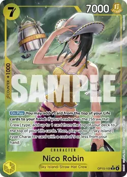 One Piece TCG - [OP15-109] - Nico Robin (Alternate Art) Adventure on Kami's I... - Image 1
