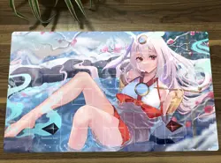 YGO Kurikara Tendou TCG CCG Playmat Trading Card Game Mat Table Desk Mat Pad - Image 1