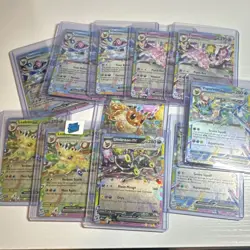 Pokemon TCG Holo Full Art Card Lot 5x Umbreon ex Vaporeon ex English Nintendo - Image 1