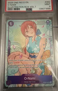 O-Nami (Illustration Box Vol.1) OP05-062 One Piece Promotion Cards Foil - Image 1