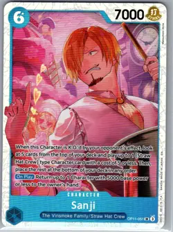 Sanji OP11-051 SR English A Fist of Divine Speed - One Piece Card - NM - Image 1
