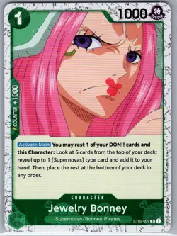 Jewelry Bonney - (Pirate Foil) ST02-007 English PRB02 - One Piece Card - NM - Image 1