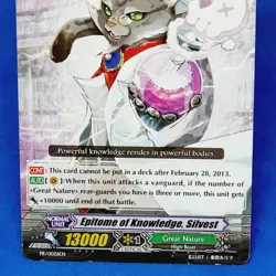 Epitome Of Knowledge, Silvest PR/0026EN Cardfight Vanguard Bushiroad Card - Image 4