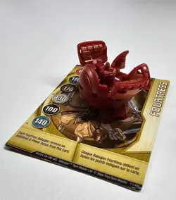 Bakugan Battle Brawlers Pyrus Fourtress 680G B2 w/ Card - Image 4
