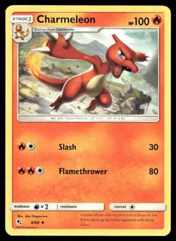 Pokemon Cards Charmeleon 8/68 Hidden Fates Uncommon NM - Image 1