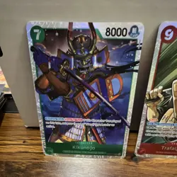 One Piece Card Game EB03 Foil Character Card Lot 5x Kikunojo Law Teach Uta - Image 2