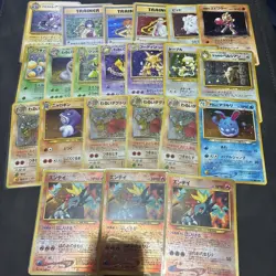 Pokemon Trading Cards Old Japanese Version 22 Card Lot Vintage Collection - Image 1