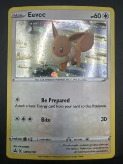 SWSH: Sword & Shield Promo Cards #SWSH190 Eevee - Image 1