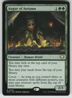 Augur of Autumn Normal R Commander: Edge of Eternities 92 NM - Image 1