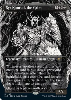 NON-FOIL Syr Konrad, the Grim #1297 BORDERLESS - Secret Lair Drop Series (SLD) - Image 1