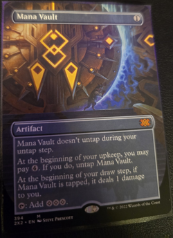 Magic: The Gathering Mana Vault Double Masters 2022 Borderless Mythic Regular - Image 1