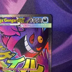 Mega Gengar Ex 269/217 - NM Ascended Hero’s English Mega Attack Rare Pokemon TCG - Image 4