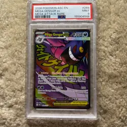 2026 POKEMON ASC EN-ASCENDED HEROES MEGA ATTACK RARE #269 MEGA GENGAR EX PSA 9 - Image 1